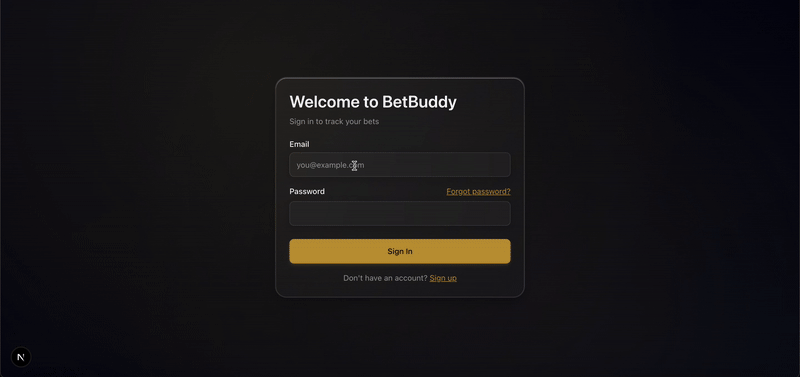 Bet Buddy (WIP) preview